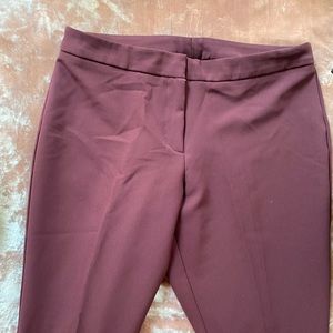 Burgundy Worthington pants/slacks